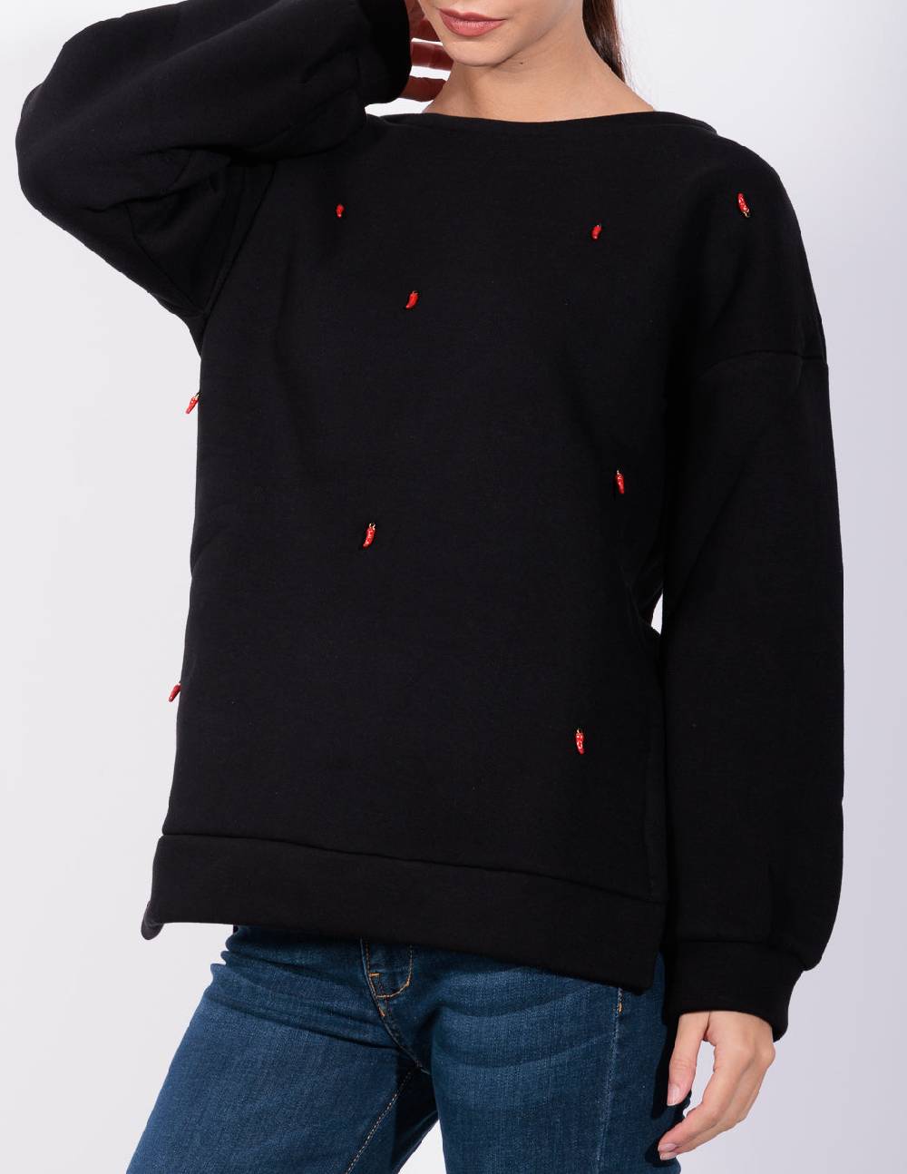 Risskio Theodore - Felpa con applicazioni