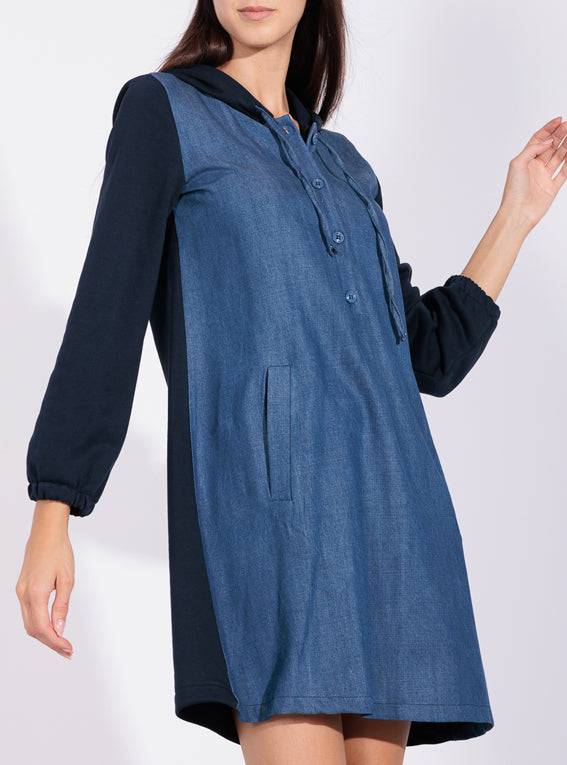 Risskio Vera - Abito Bi-materico