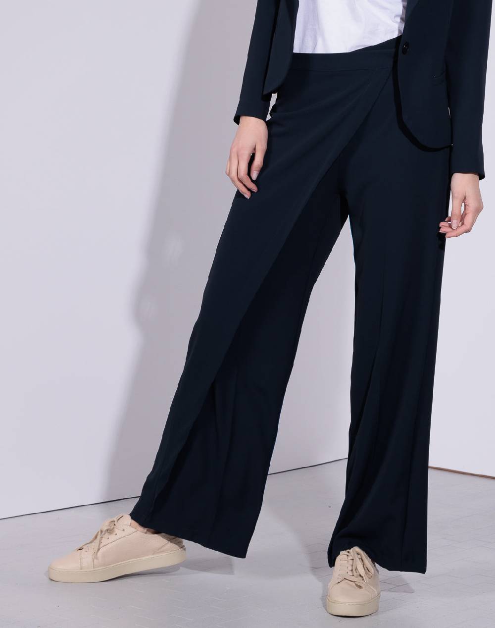 Risskio Sanjay - Gonna pantalone in tessuto easy-iron