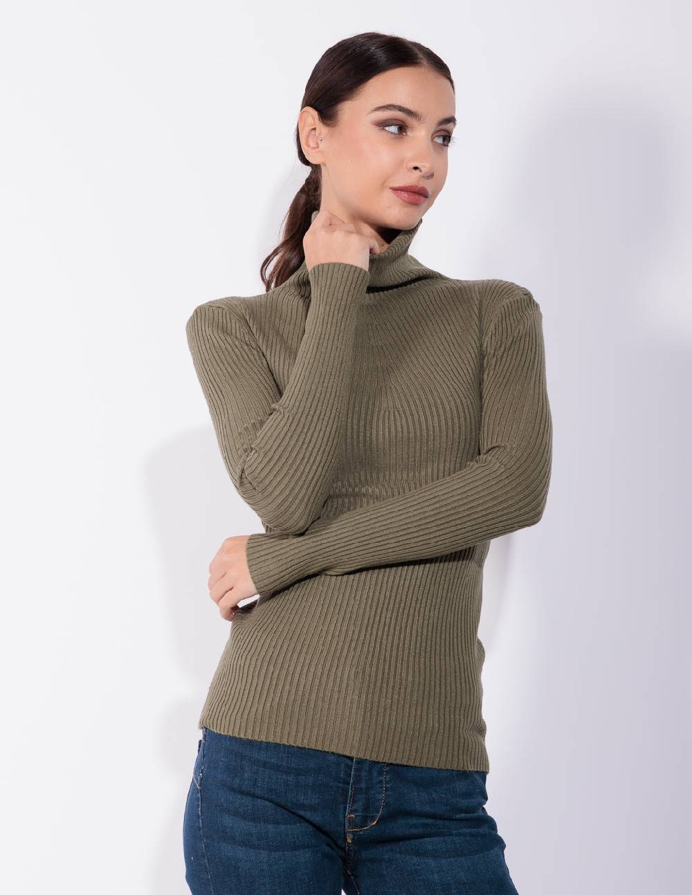 Risskio Serse Winter Edition - Dolcevita in filato invernale a costine