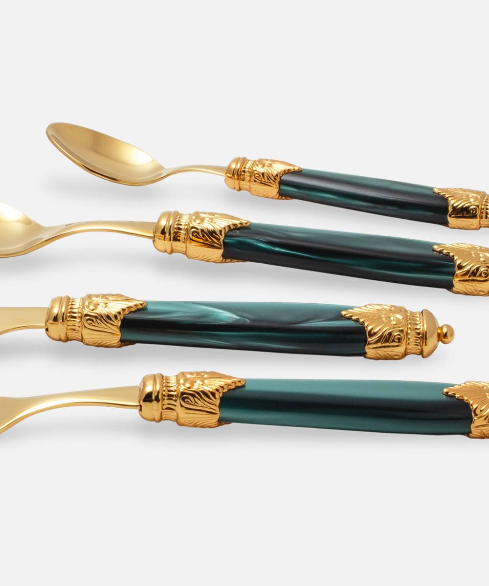 Rivadossi Sandro Arianna Oro Set 24 Pezzi Tavola