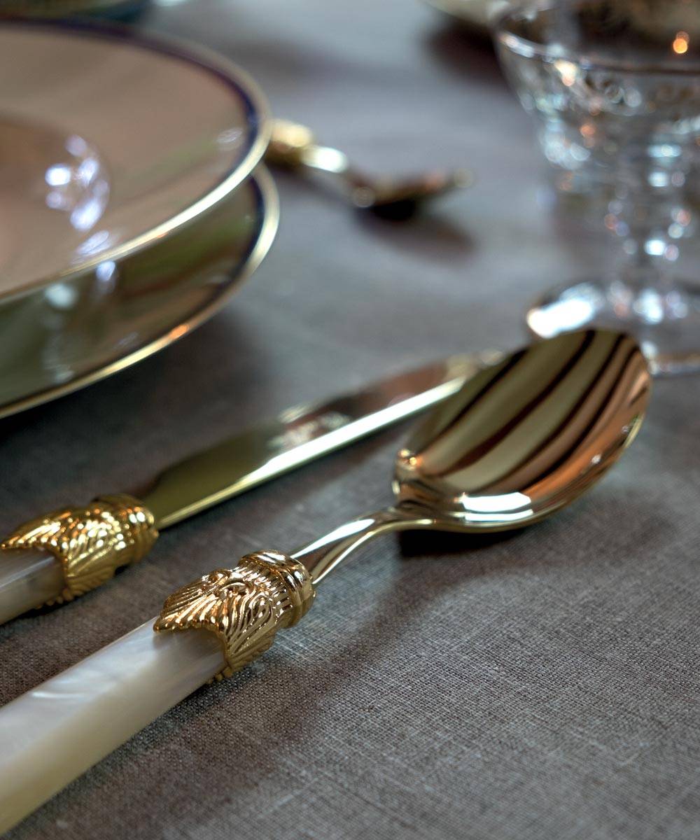 Rivadossi Sandro Laura Oro Set 24 Pezzi Tavola