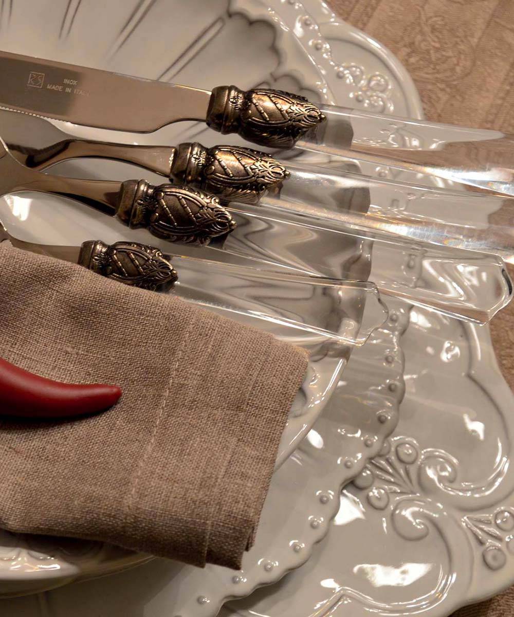 Rivadossi Sandro Vittoria Set 6 Coltelli Tavola