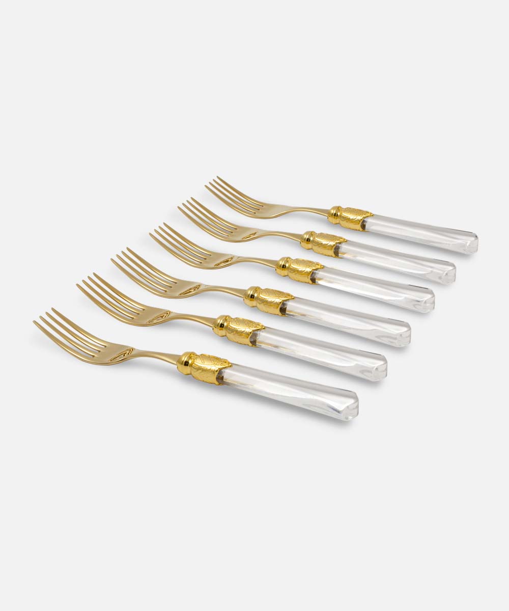 Rivadossi Sandro Vittoria Oro Set 6 forchette tavola