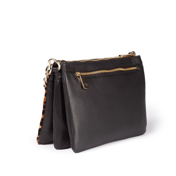 Roberta Gandolfi Alice Pony Small Borsa In Cavallino E Pelle Martellata Con Tracolla Regolabile E Staccabile