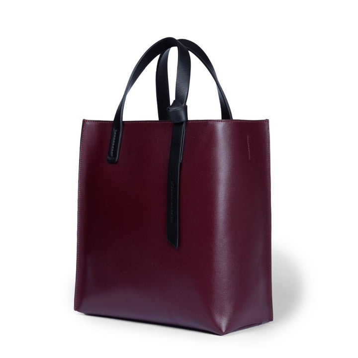 Roberta Gandolfi Arianna Tote Borsa In Pelle Bicolor Con Tracolla Staccabile