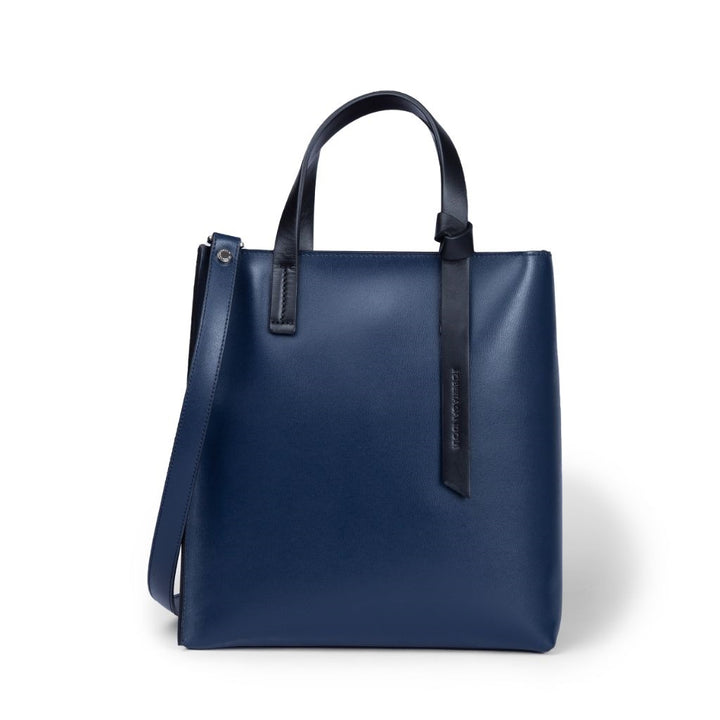 Roberta Gandolfi Arianna Tote borsa in pelle bicolor con tracolla staccabile