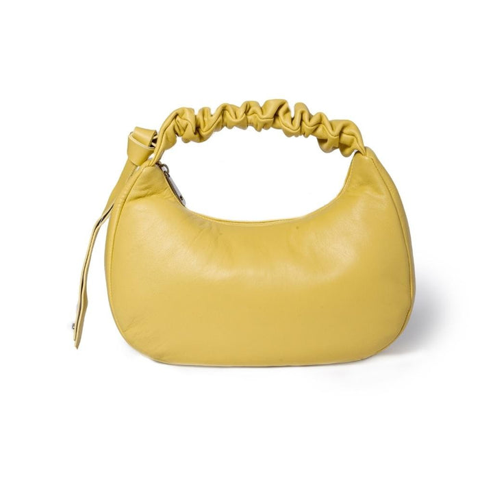Roberta Gandolfi Azzurra Hobo small in morbida pelle nappa con manico arricciato regolabile