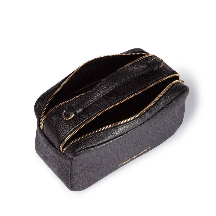 Roberta Gandolfi Brigida Camera Borsa In Pelle Con Doppio Scomparto E Tracolla In Catena Dorata Con Spallaccio Protettivo In Pelle