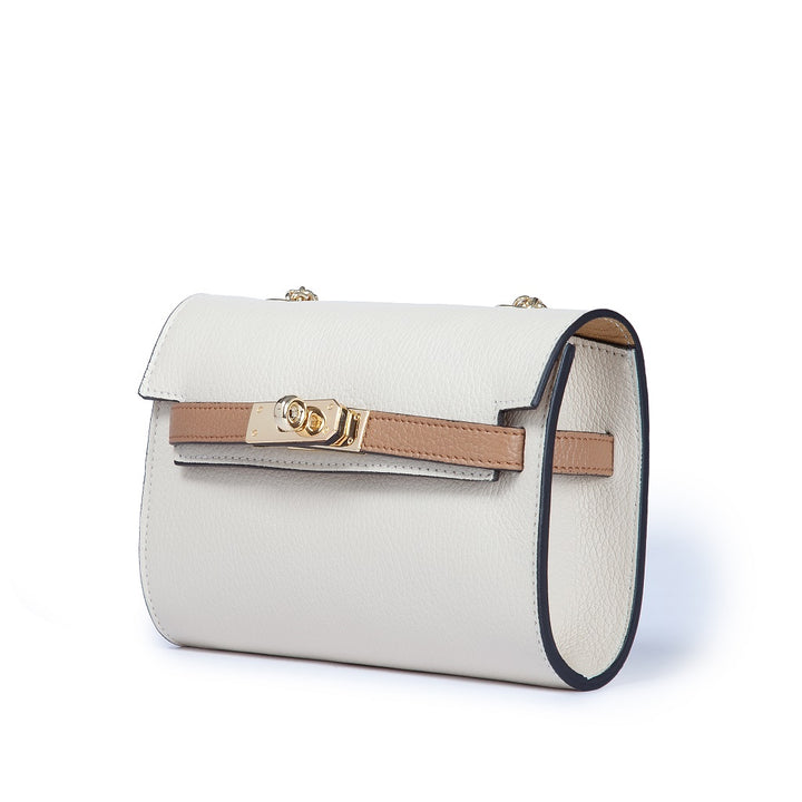 Roberta Gandolfi Chiara Tracollina Crossbody Con Chiusura Girello E Tracolla In Catena