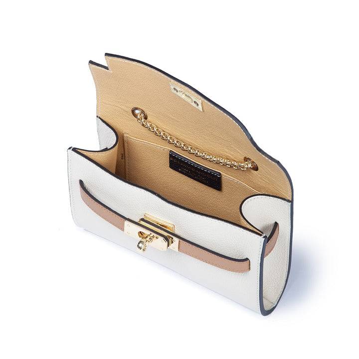 Roberta Gandolfi Chiara Tracollina Crossbody Con Chiusura Girello E Tracolla In Catena