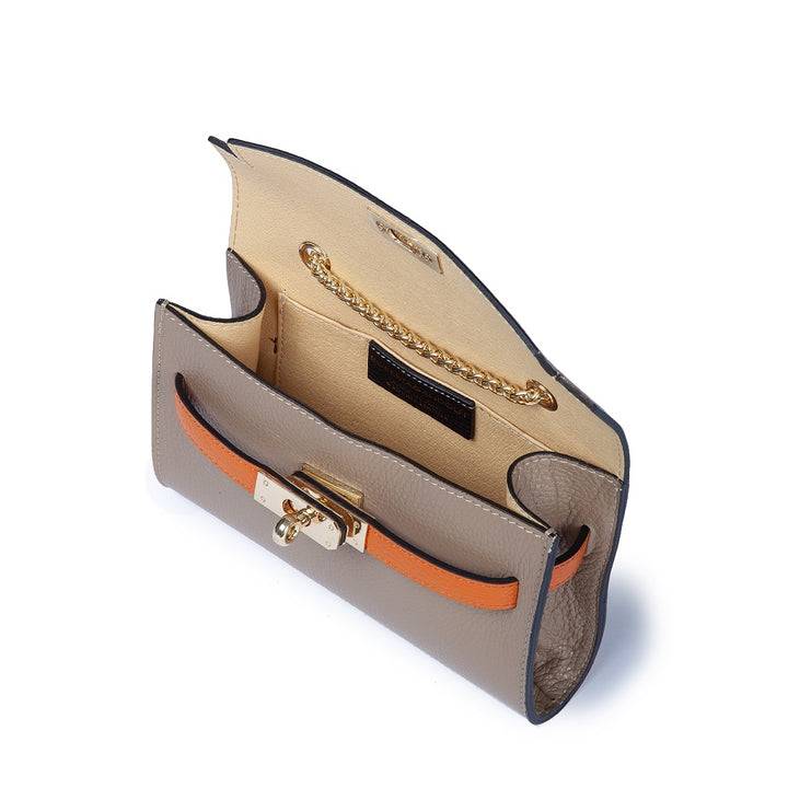 Roberta Gandolfi Chiara Tracollina Crossbody Con Chiusura Girello E Tracolla In Catena