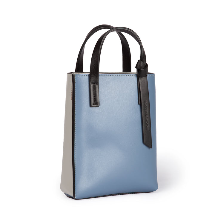 Roberta Gandolfi Cinzia Mini Bag In Pelle Bicolor E Tracolla Staccabile