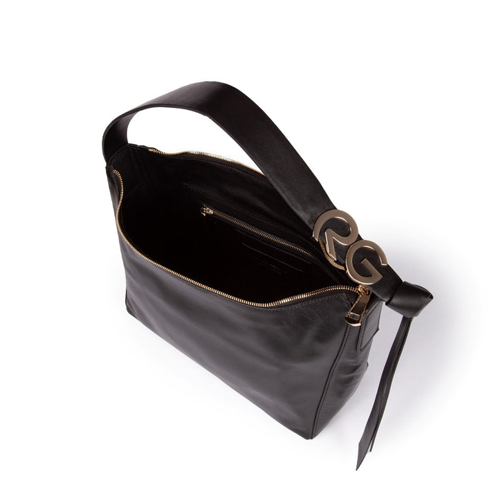 Roberta Gandolfi Dafne Hobo In Morbida Pelle Di Vitello