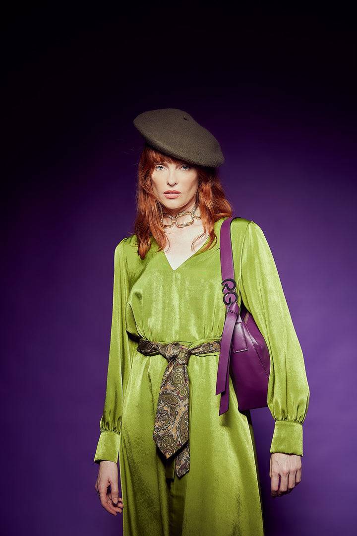 Roberta Gandolfi Dafne Hobo In Morbida Pelle Di Vitello