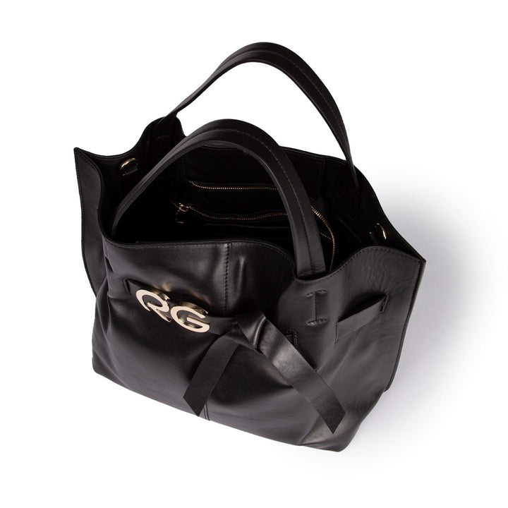 Roberta Gandolfi Dafne Large Borsa A Mano In Pelle Con Tracolla Staccabile