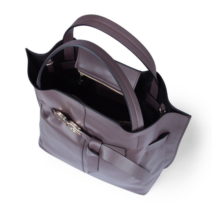 Roberta Gandolfi Dafne Large Borsa A Mano In Pelle Con Tracolla Staccabile