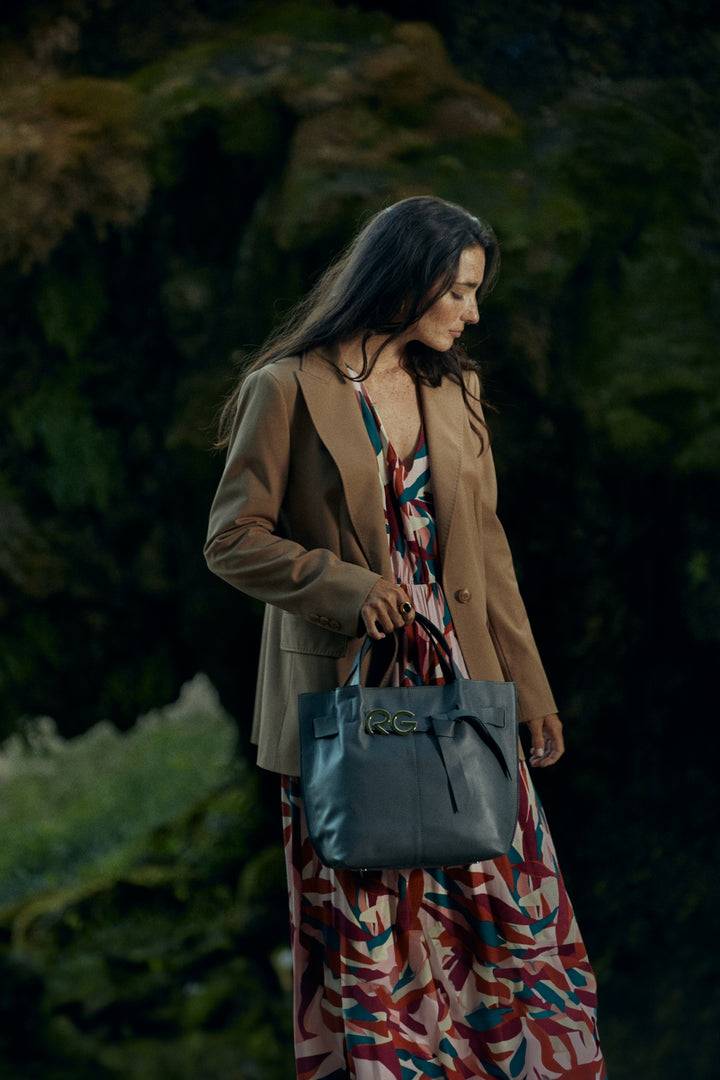 Roberta Gandolfi Dafne Medium Borsa A Mano In Pelle Con Tracolla Staccabile