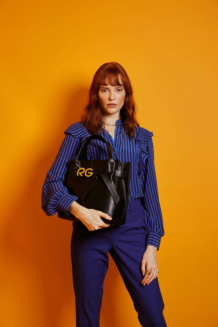 Roberta Gandolfi Dafne Medium Borsa A Mano In Pelle Con Tracolla Staccabile