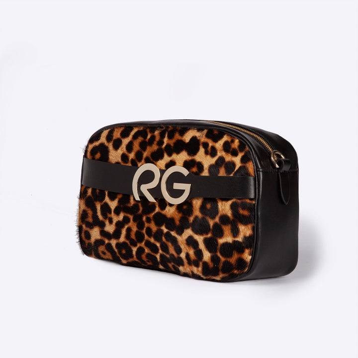 Roberta Gandolfi Dafne Pony Camera In Pelle Stampa Animalier Con Tracolla Staccabile