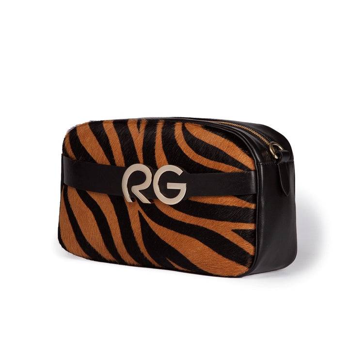 Roberta Gandolfi Dafne Pony Camera In Pelle Stampa Animalier Con Tracolla Staccabile
