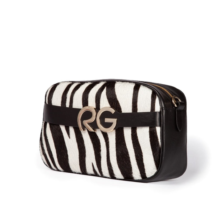 Roberta Gandolfi Dafne Pony Camera In Pelle Stampa Animalier Con Tracolla Staccabile