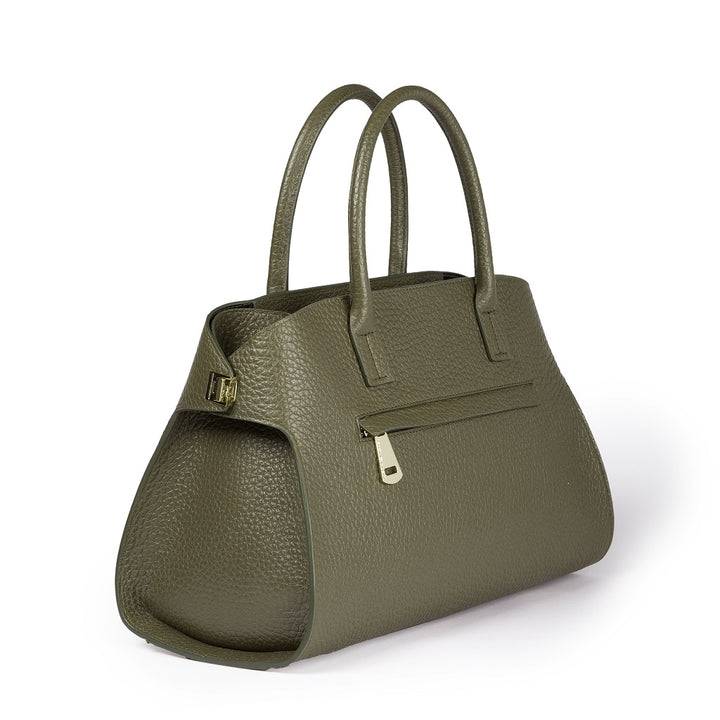 Roberta Gandolfi Elodie Bowling Medium Borsa A Mano In Pelle Con Tracolla Staccabile E Regolabile