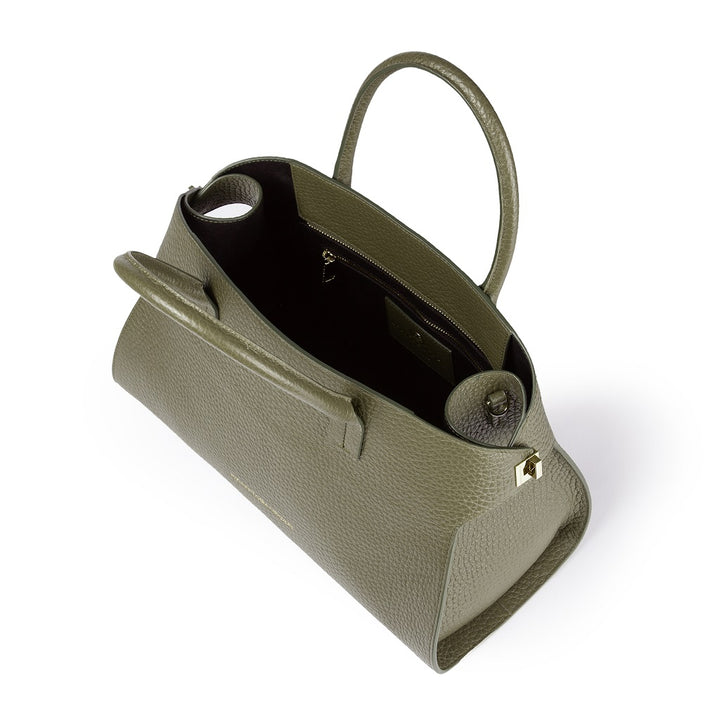 Roberta Gandolfi Elodie Bowling Medium Borsa A Mano In Pelle Con Tracolla Staccabile E Regolabile