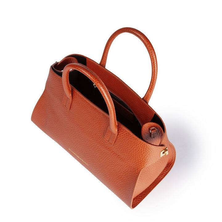 Roberta Gandolfi Elodie Bowling Medium Borsa A Mano In Pelle Con Tracolla Staccabile E Regolabile