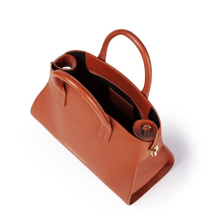 Roberta Gandolfi Elodie Bowling Small Borsa A Mano In Pelle Con Tracolla Staccabile E Regolabile