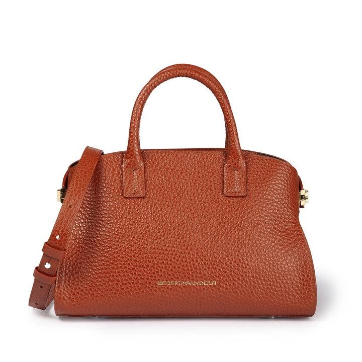 Roberta Gandolfi Elodie bowling small borsa a mano in pelle con tracolla staccabile e regolabile