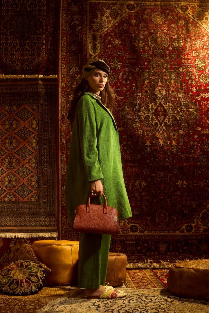 Roberta Gandolfi Elodie Bowling Small Borsa A Mano In Pelle Con Tracolla Staccabile E Regolabile