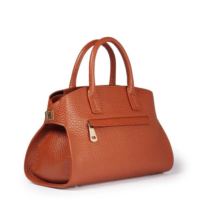 Roberta Gandolfi Elodie Bowling Small Borsa A Mano In Pelle Con Tracolla Staccabile E Regolabile