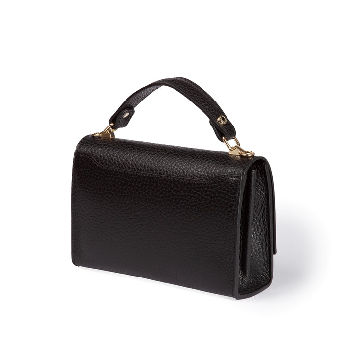 Roberta Gandolfi Elodie Compact Crossbody Borsa In Pelle Con Tramezza Interna E Tasca Esterna Con Tracolla Staccabile E Regolabile