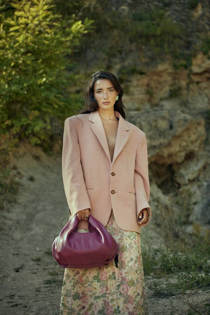 Roberta Gandolfi Emily Bowling Medium In Pelle Con Tracolla Staccabile