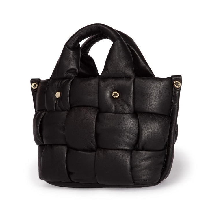 Roberta Gandolfi Greta Mini Nappa Borsa In Soffice Pelle Di Agnello Imbottita Ed Intrecciata A Mano