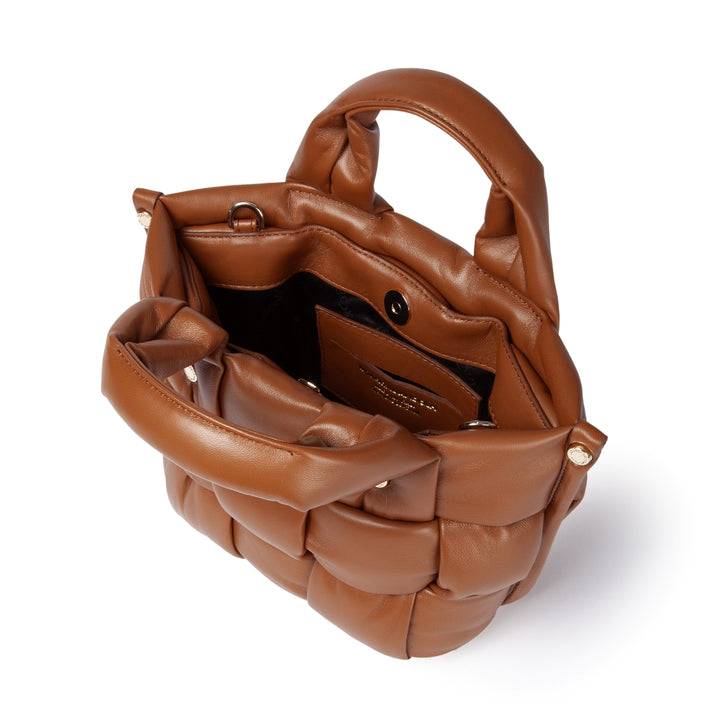 Roberta Gandolfi Greta Mini Nappa Borsa In Soffice Pelle Di Agnello Imbottita Ed Intrecciata A Mano