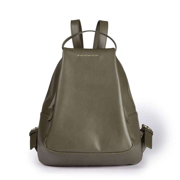 Roberta Gandolfi Micol Backpack in vitello liscio multitasche