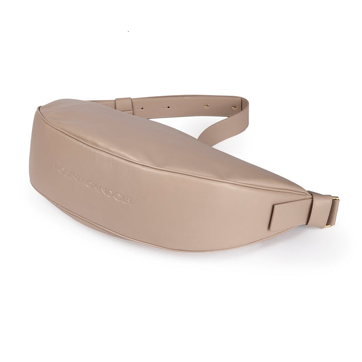 Roberta Gandolfi Micol Banana In Vitello Liscio Con Tracolla Regolabile