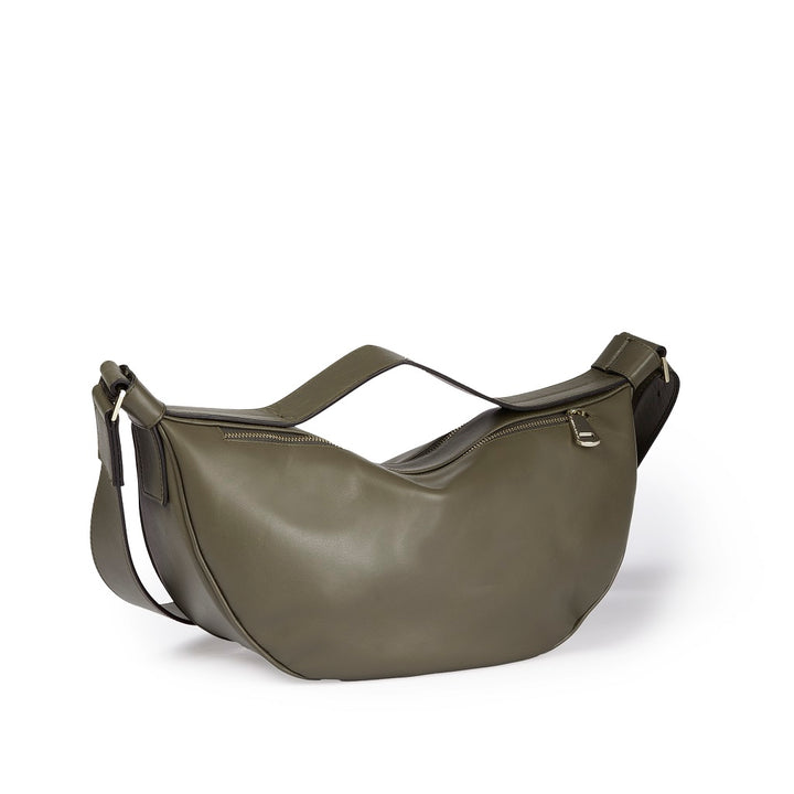 Roberta Gandolfi Micol Banana Small Cross Body In Vitello Liscio Con Tracolla Regolabile