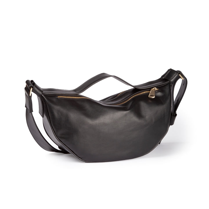 Roberta Gandolfi Micol Banana Small Cross Body In Vitello Liscio Con Tracolla Regolabile