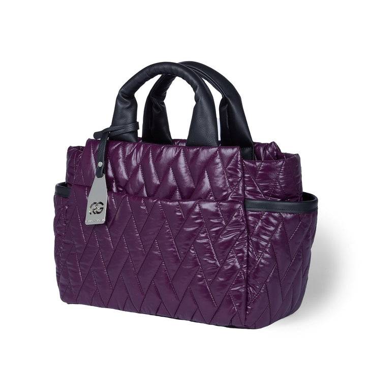 Roberta Gandolfi Noemi Medium Borsa A Mano In Tessuto Antigoccia Con Finiture In Pelle E Tracolla Staccabile