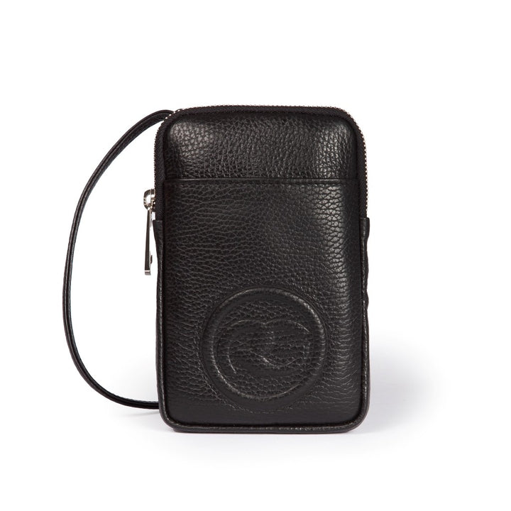 Roberta Gandolfi RG Phone holder in pelle di vitello con tracolla staccabile e regolabile