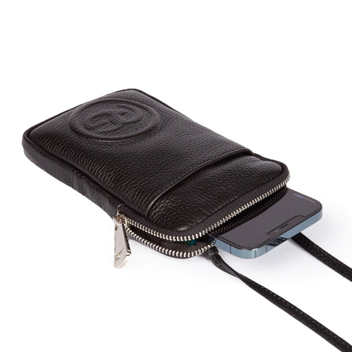 Roberta Gandolfi RG Phone Holder In Pelle Di Vitello Con Tracolla Staccabile E Regolabile