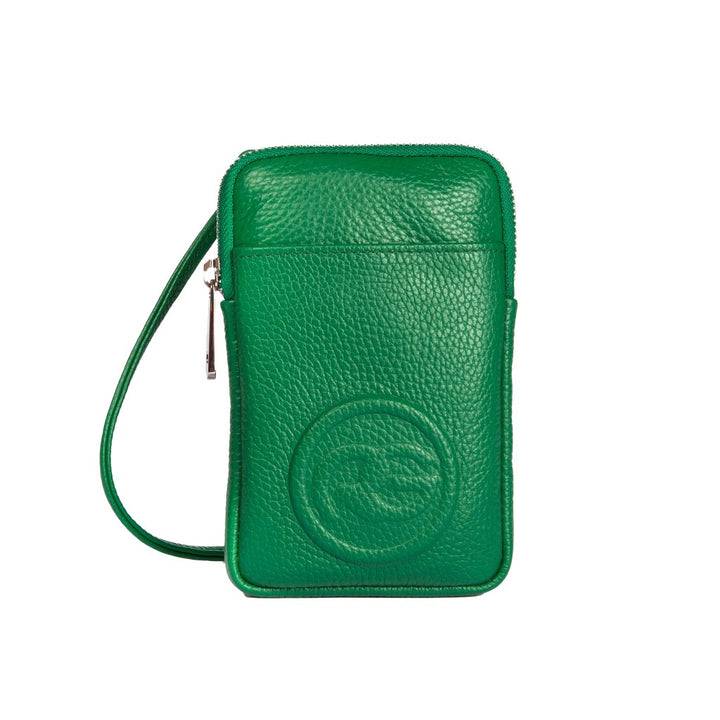 Roberta Gandolfi RG Phone holder in pelle di vitello con tracolla staccabile e regolabile