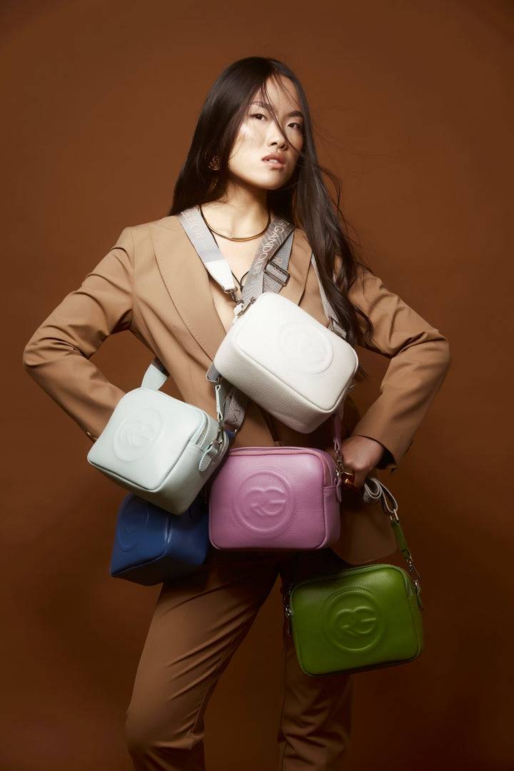 Roberta Gandolfi Roberta Pelle Camera E Crossbody In Pelle Con Doppio Scomparto E Tracolla Staccabile