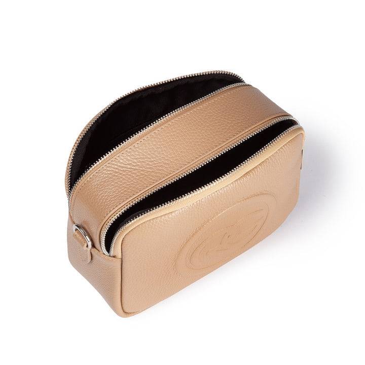 Roberta Gandolfi Roberta Pelle Camera E Crossbody In Pelle Con Doppio Scomparto E Tracolla Staccabile