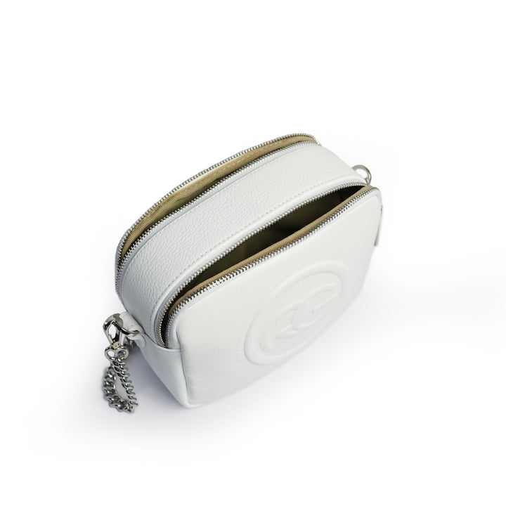 Roberta Gandolfi Roberta Pelle Camera In Pelle Con Doppio Scomparto E Tracolla Staccabile