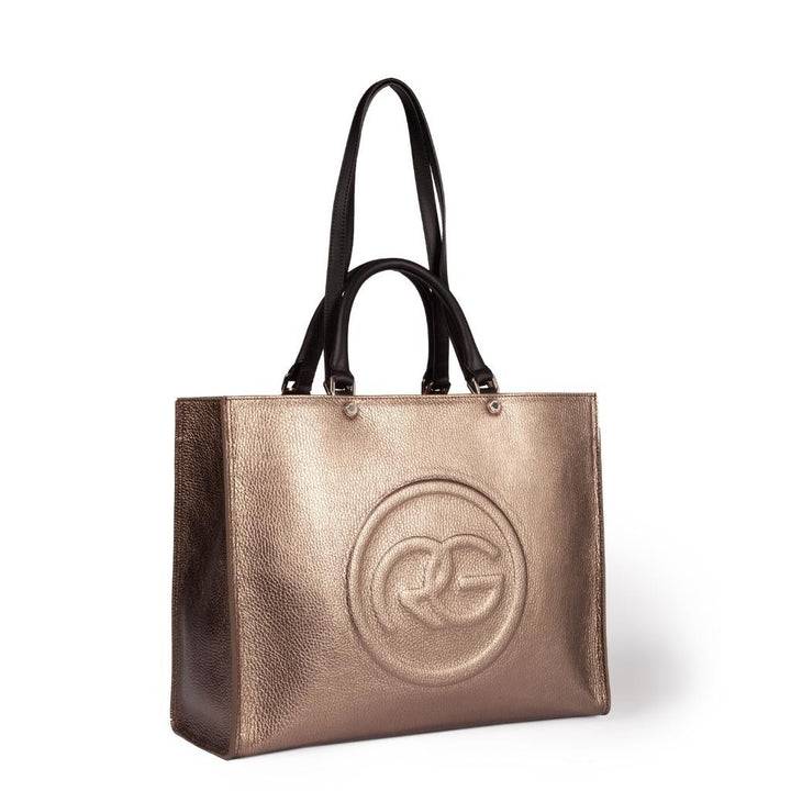 Roberta Gandolfi Roberta Pelle Large Borsa A Mano In Pelle Con Doppi Spallacci Per Essere Portata A Spalla E Tramezza