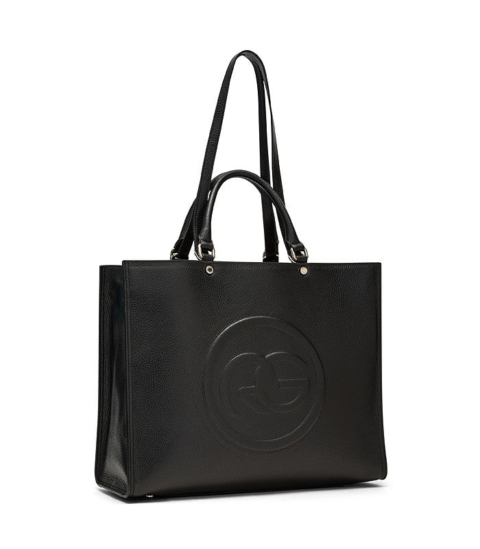 Roberta Gandolfi Roberta Pelle Large Borsa A Mano In Pelle Con Doppi Spallacci Per Essere Portata A Spalla E Tramezza